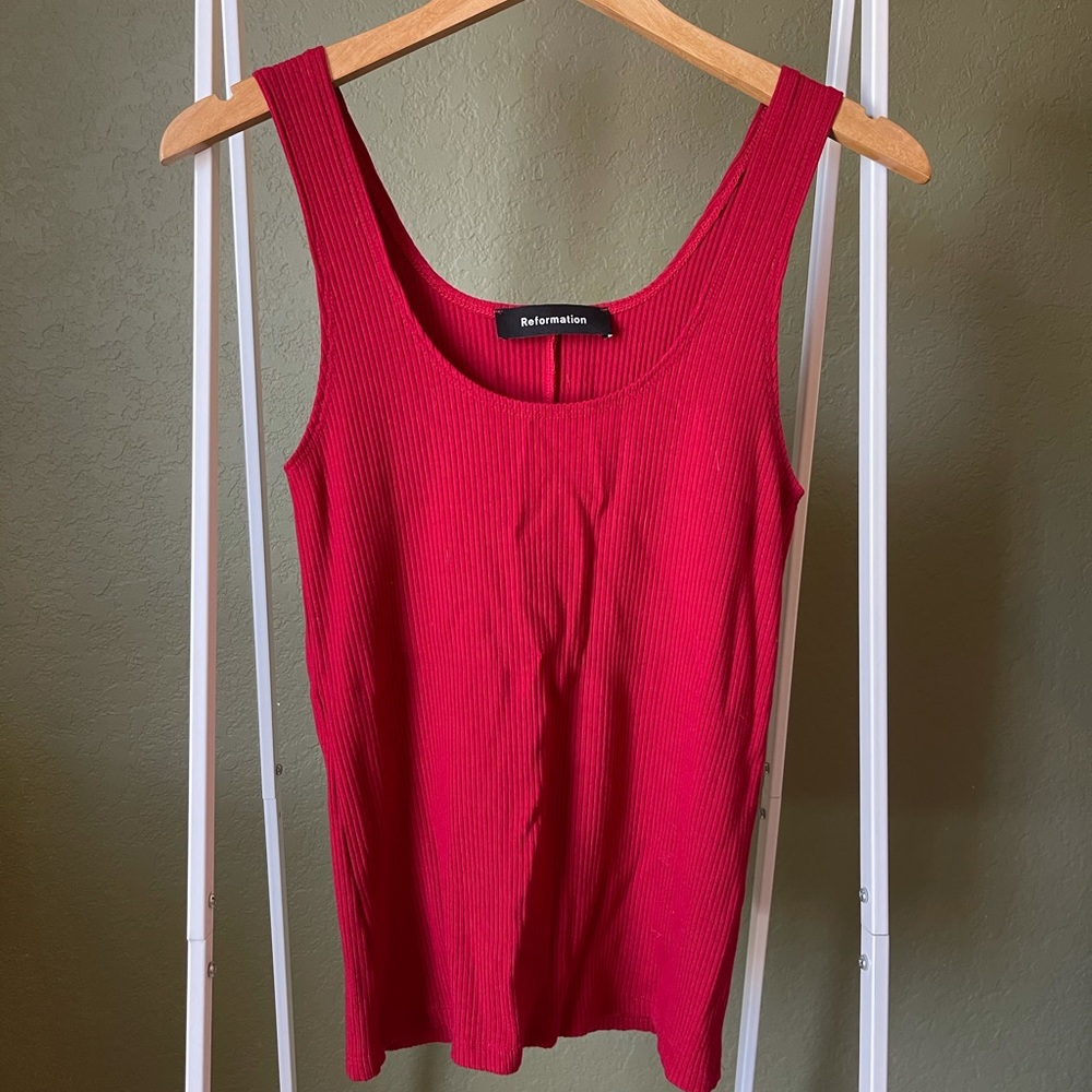 Reformation Ribbed Top